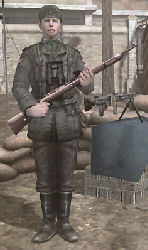 German Rifleman without helmet