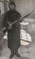 German SS with Rifle